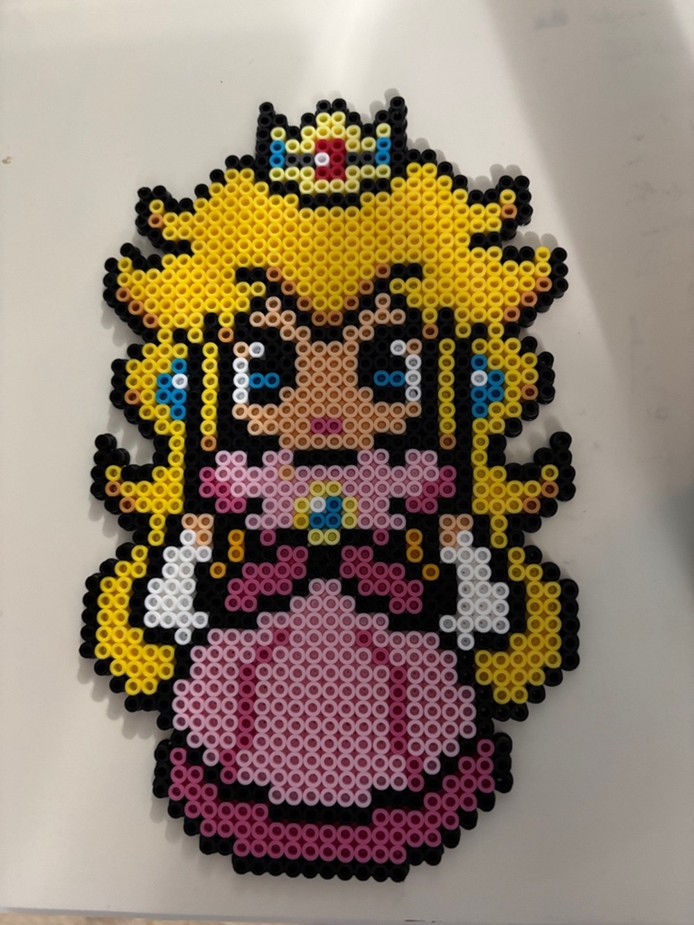 Princess Peach Bead Art